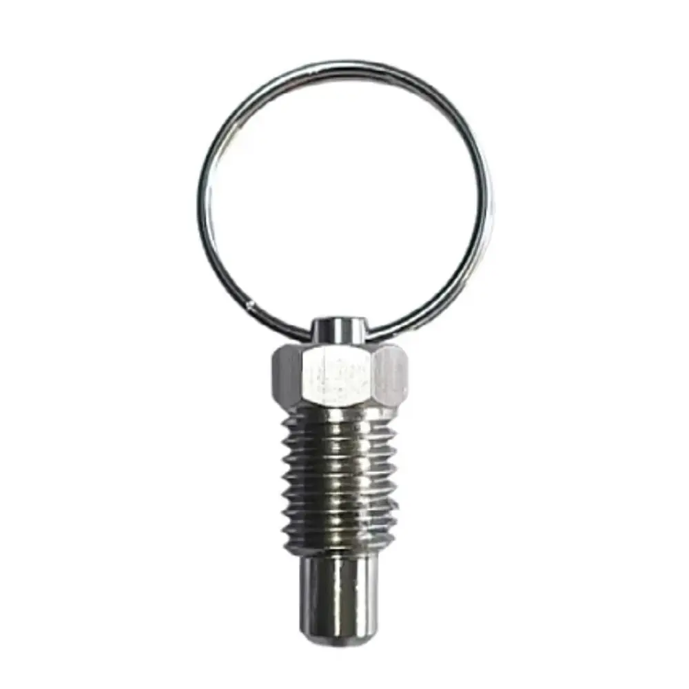 1Pcs M6 M8 M10 M12 Retractable Indexing Plunger Carbon Steel Blue Zinc Plated Indexing Plunger Lock Pin Locking Screw