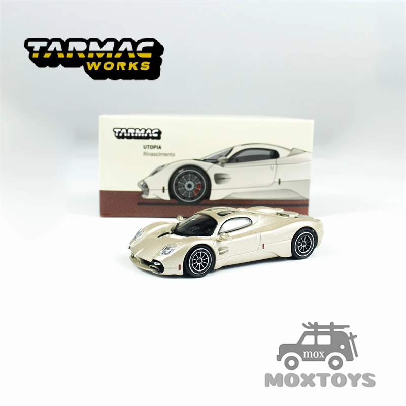 

Tarmac Works 1:64 Pagani Utopia Rinascimento apricot Diecast Model Car