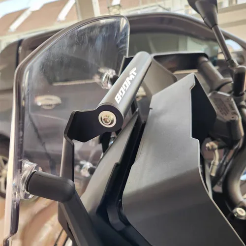 Imagen 2 del producto Para CFMOTO 800MT MT800 2023 2024 2025 motocicleta 22MM 12MM soporte de navegación para teléfono móvil soporte de montaje GPS soporte