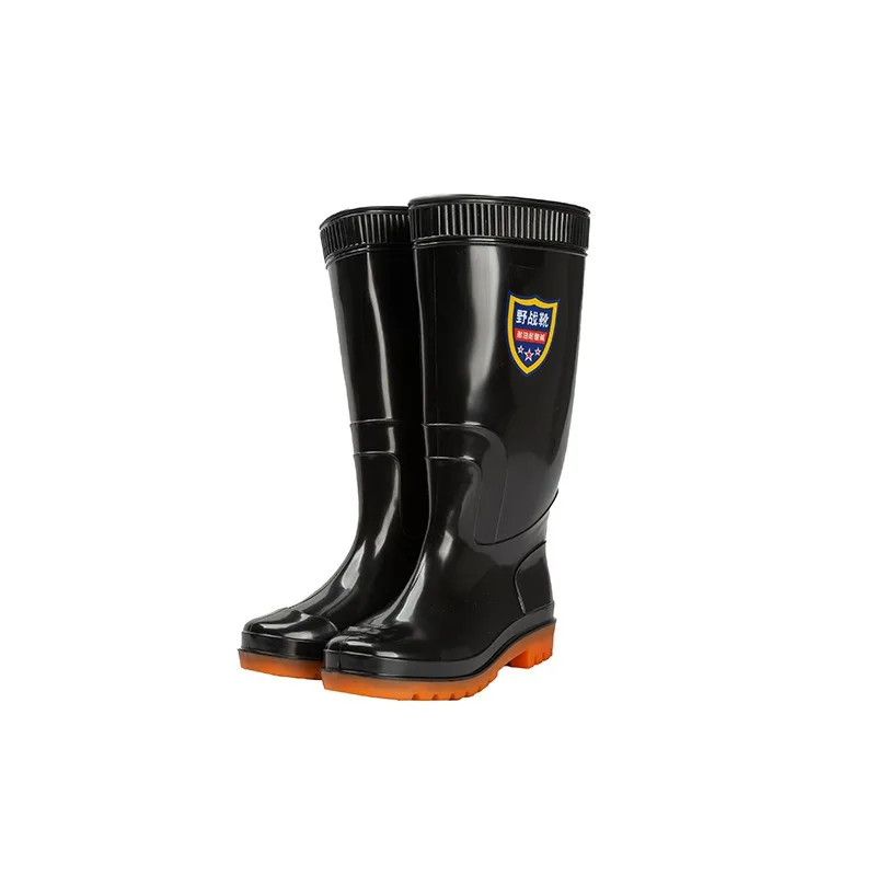 أحذية أمان للرجال أحذية المطر في الهواء الطلق، PVC، غير قابلة للانزلاق، مقاومة للماء، سميكة، مقاومة للاهتراء Zapatos De Seguridad De Hombre #3