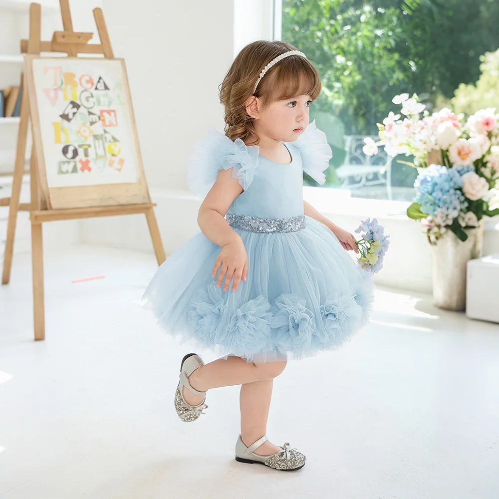 robe-tutu-rose-en-tulle-pour-filles-manches-volantes-a-volants-ourlet-fleuri-robe-de-princesse-robe-de-soiree-formelle-pour-enfants-avec-paillettes-a-la-taille-pour-anniversaire-et-mariage