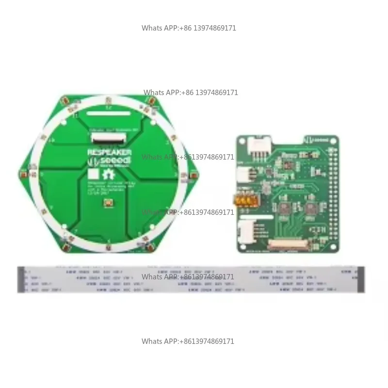 ReSpeaker 6-Mic Circular Array Kit 6MIC 107990055 Audio Development Tools SPU0414HR5HSB for Raspberry Pi