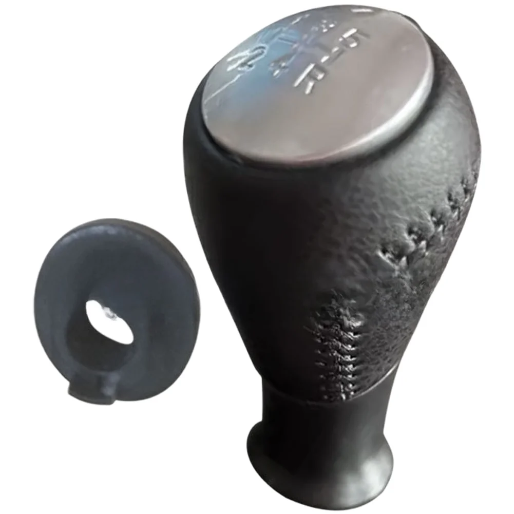 Auto Shifter Handle Gear Shift Level Cover Leather And Plastic Wear Resistant Sleek Modern Look Quick Installation