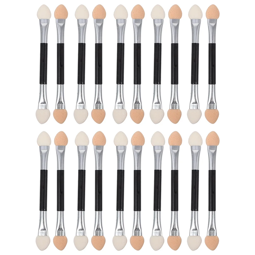 30 stuks dubbelzijdige oogschaduw make-up applicator sticks huidveilige oogschaduw gereedschap handig voor beginners en professionals