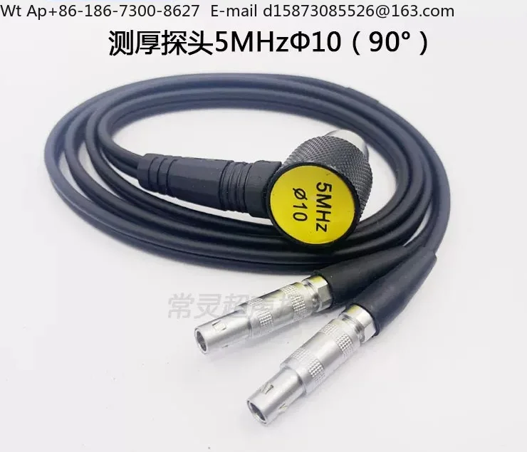 Thickness gauge probes 5MHZΦ10 5P10 compatible general-purpose probes TT100 130 straight tubes