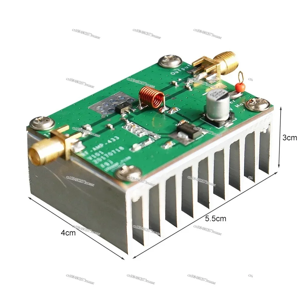433MHz Data Transmission 8W High Frequency Power Amplifier Module Flight Control Extended Range RF Power Amplifier Board Module