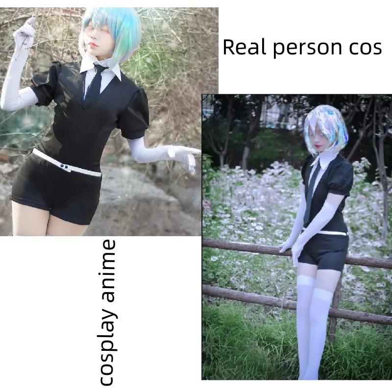 Cosplay Anime Girl Houseki No Kuni Land of The Lustrous Men Women Costume Jumpsuit School Uniform Belt Carnival Dress Up Party