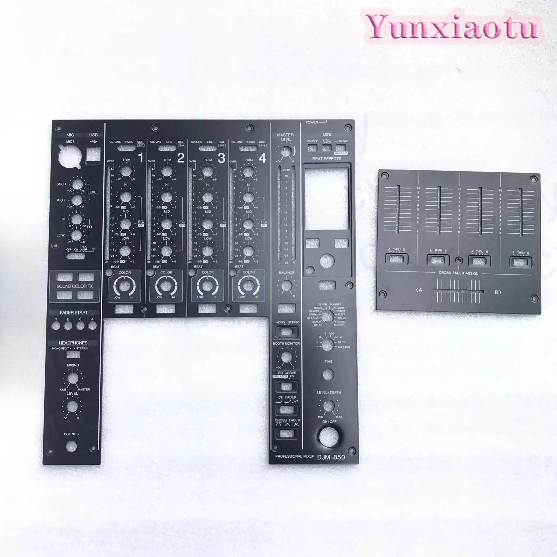 Suitable for Pioneer DJM-850 mixer panel complete set, fader board, iron plate, medium plate, disc player accessories