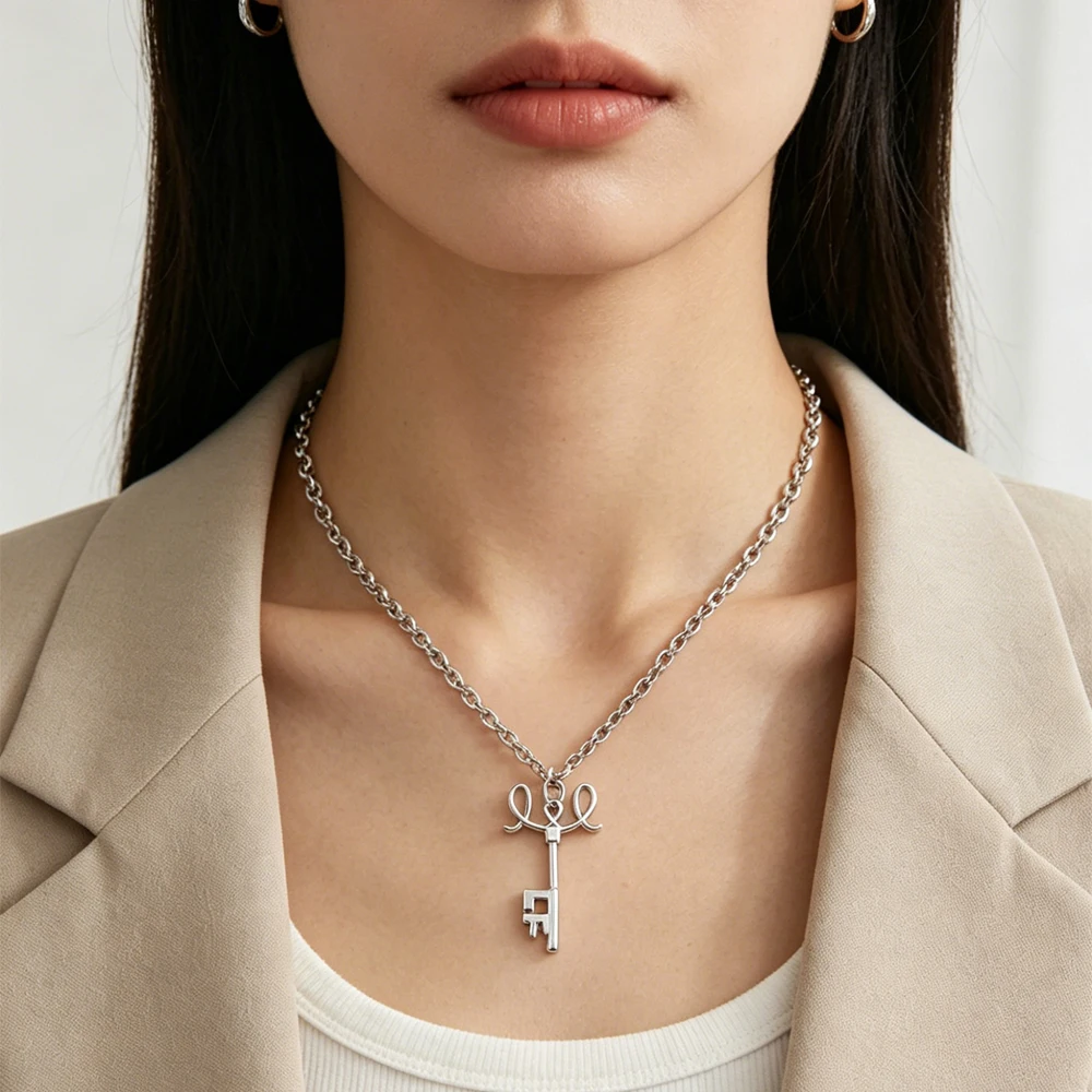 Kpop Hot Girls Group Member Album Necklace Same Sytle Key Necklace Support Accessories For Fans