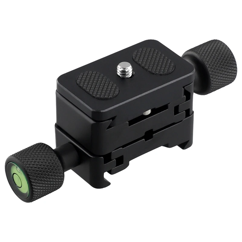 SCLS 両面モバイルベースクイックリリースプレート付きダブルカメラマウント望遠レンズ用パノラマアクセサリー