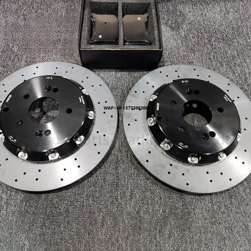 OEM Upgrade Rear Carbon Ceramic Disc Long Fiber Brake Discs STOPART 340MM CCB Brake Rotor Pads for 2018 Stinger GT