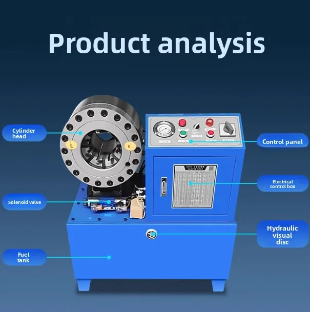 ​​Factory Automatic Hydraulic Hose Crimper Machine for 1/4