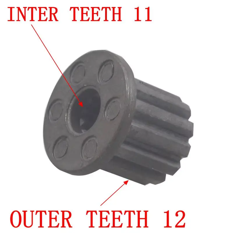 For Panasonic washing machine pulsator core center 11 teeth inside and 12 teeth outside gear Rotating pulsator plate parts