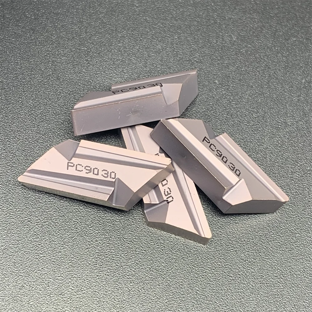 Imagem -04 - High Quality Turning Blade Knux160405r11 Pc9030 Tungsten Carbide Insert Knux160405r