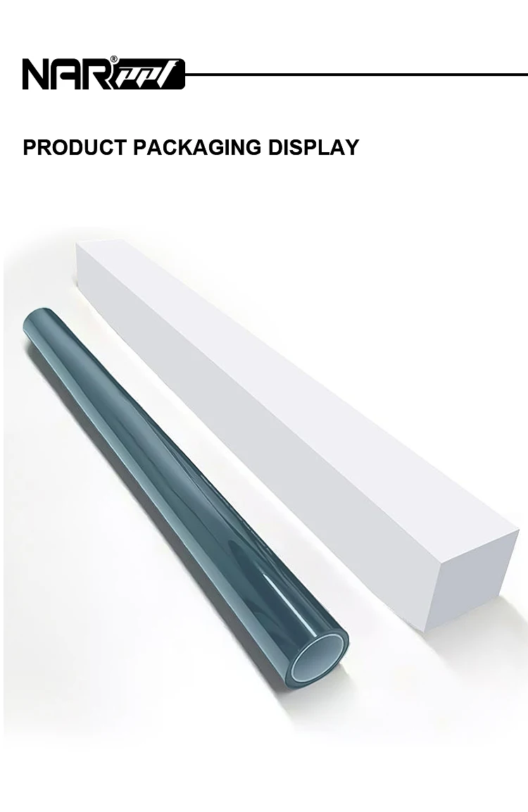 NARPPF 자동차 선루프 보호 필름 블랙 자동차 루프 스카이라이트 아이스 아머 신축성 있는 라이트 블루 아이스 아머 필름