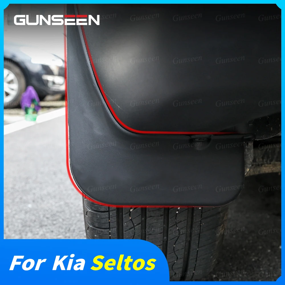 

For Kia Seltos 2020 2021 2022 Car Accessories Mudguards Protector Scuff Plate Fender Cover Auto Mud Flaps Plastic Splash Guard