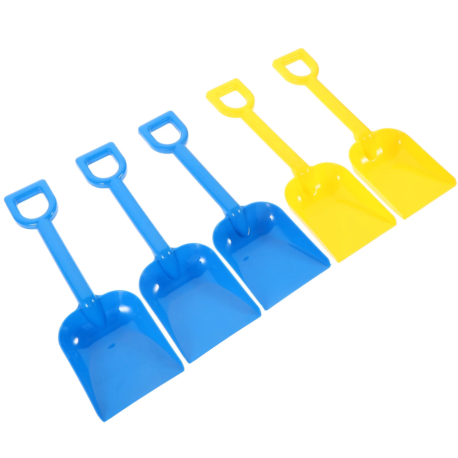 Sand Beach Toys Kids Plastic Digging Set Spade Sandbox Scoop Outdoor Summer Play Dig Bucket Snow Shovels Toys(Random Color)