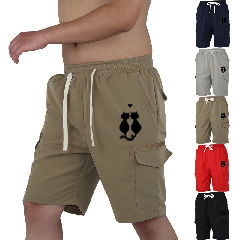 

Мужские повседневные шорты-карго стандартного кроя с регулируемыми боковыми карманами на талии для яхты - повседневный стиль для вечеринок