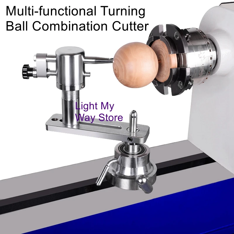 ボールターニングナイフコンビネーション木工ロータリーボールターニングナイフ多機能diyラウンドボールボールビーズナイフホルダーセット