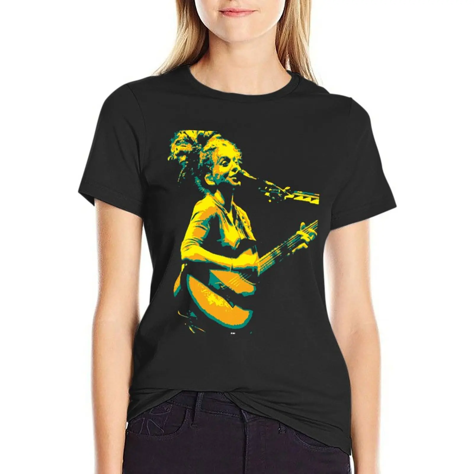 

Ani DiFranco. Angela Maria. American singer-songwriter v3 Classic T-Shirt hippie clothes kawaii clothes summer clothes for Women