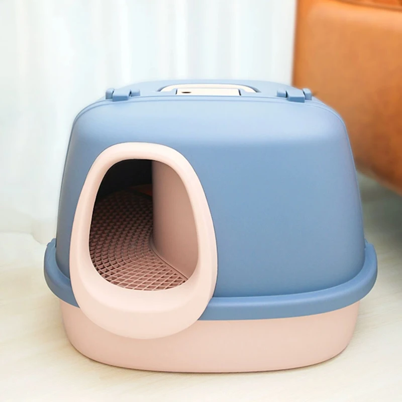 

Portable Design Cat Bedpans Enclosed Fresheners Travel Sandbox Cat Bedpans Villa Hygienic Arenero Para El Gato Cat Supplies