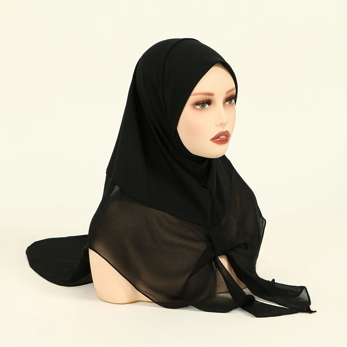 القوس الحجاب الفوري حك للنساء المسلمات الحجاب شال الأوشحة الإسلامية سهلة الارتداء رمضان عيد الحجاب العربي قبعة عمامة