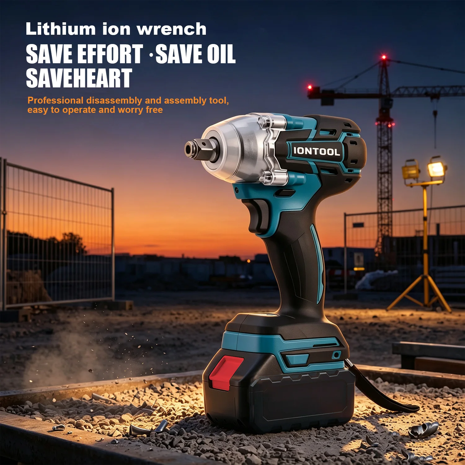 IONTOOL 3500RPM Brushless Impact Wrench Bare Tool for Home Garage Equipment Maintenance 18V Power Tool