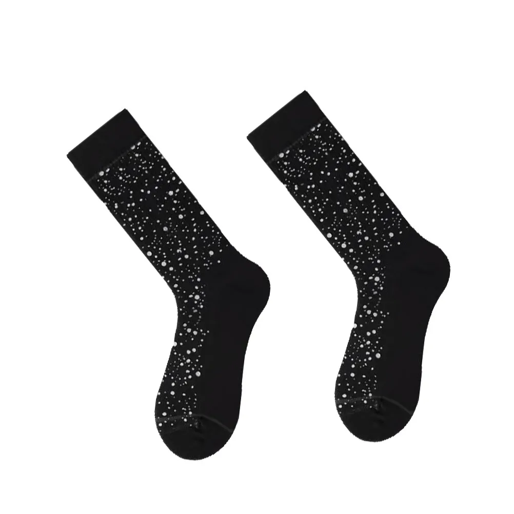 

1Pair Glow in Dark Reflective Fluorescent Cotton Stockings for Nightclub Party Running Sports Unisex