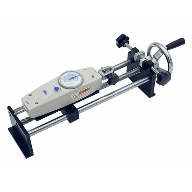 Original Hand-Cranked Horizontal Force Gauge Test Stand Push-Pull Meter HLA Spiral Rack 500N/50KG