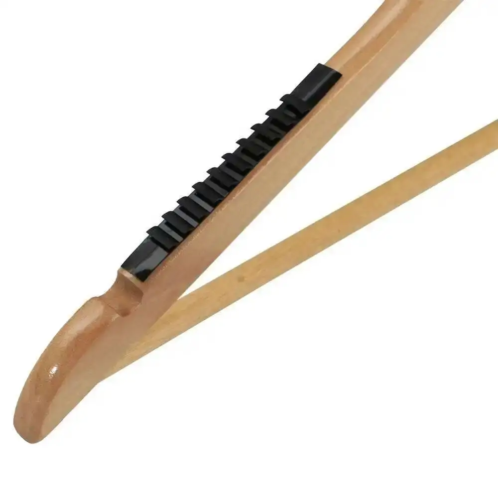 

Anti-Slip Silicone Hanger Strips for Clothing Stores Wood Coat Hangers Anti-Slip Covers Safe And Durable Hanging Storage