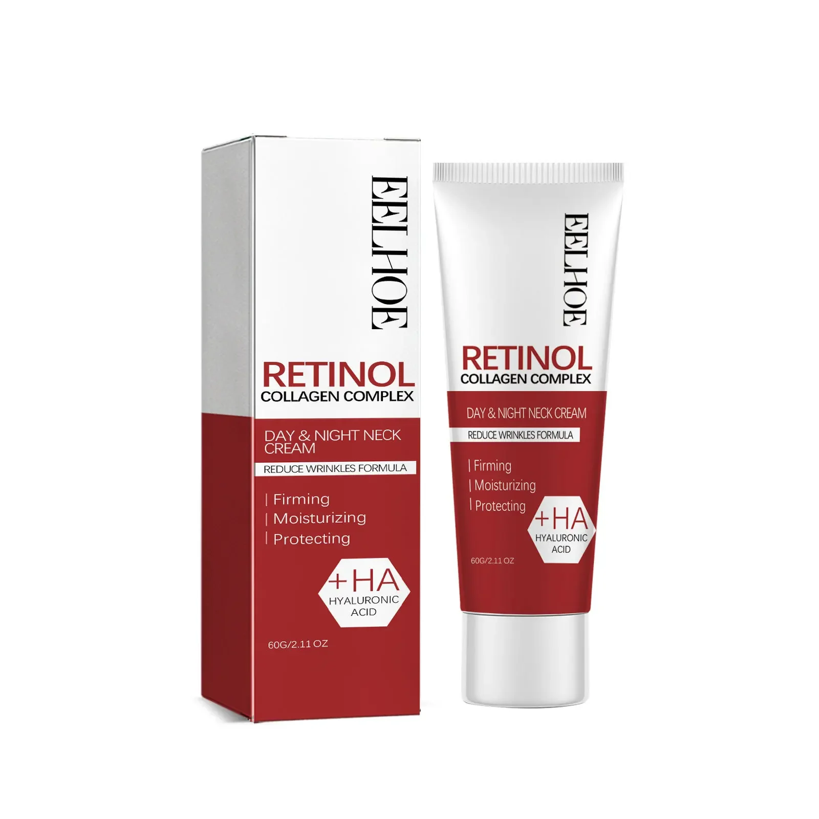 

Eelhoe Retinol Moisturizing Neck Cream Nourishing and Hydrating Rejuvenation Fade Neck Lines Fine Lines Lifting Tightening Cream