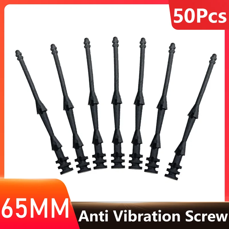 50 Pieces LOT Screw Pin Rivet Rubber PC Fan Noise Absorbtion Fans Anti Vibration Mount Silicone Screws 65mm