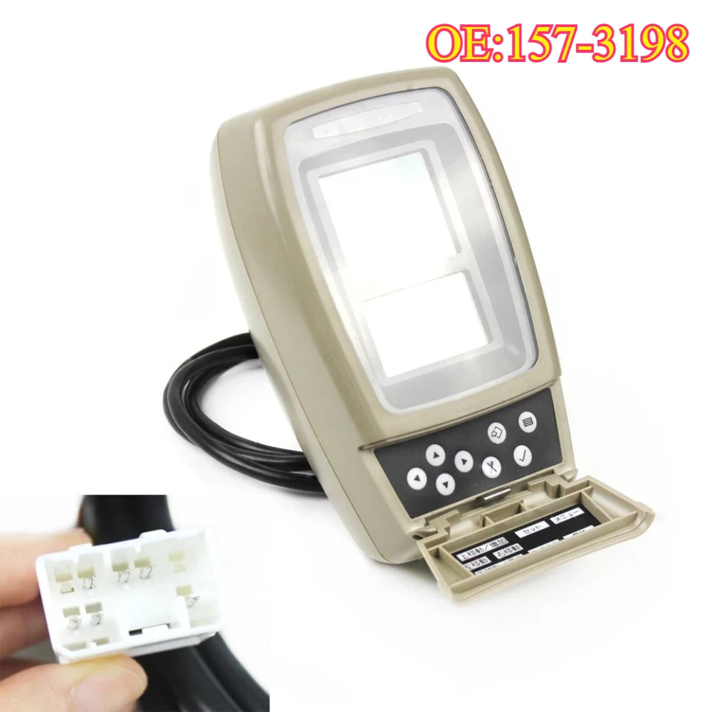 

High quality new for 260-2160,157-3198,2602160,1573198 For CAT Caterpillar 312C 315C 318C E320C 330C Monitor Panel