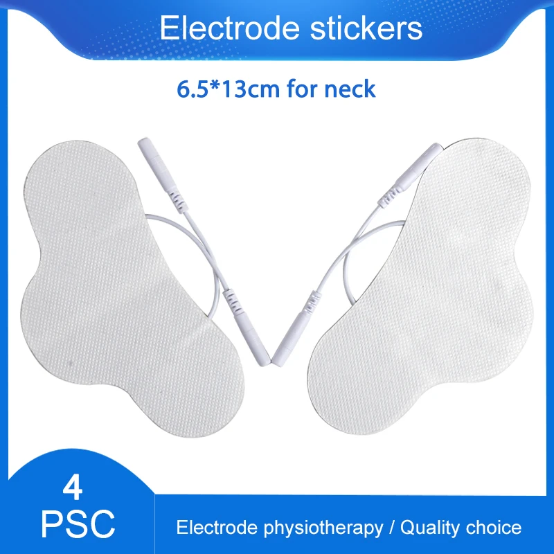 2mm plug Electrode Pads for EMS Nerve Muscle Stimulator Body Massager Patch Non-woven Fabric Self Adhesive Replacement Pads