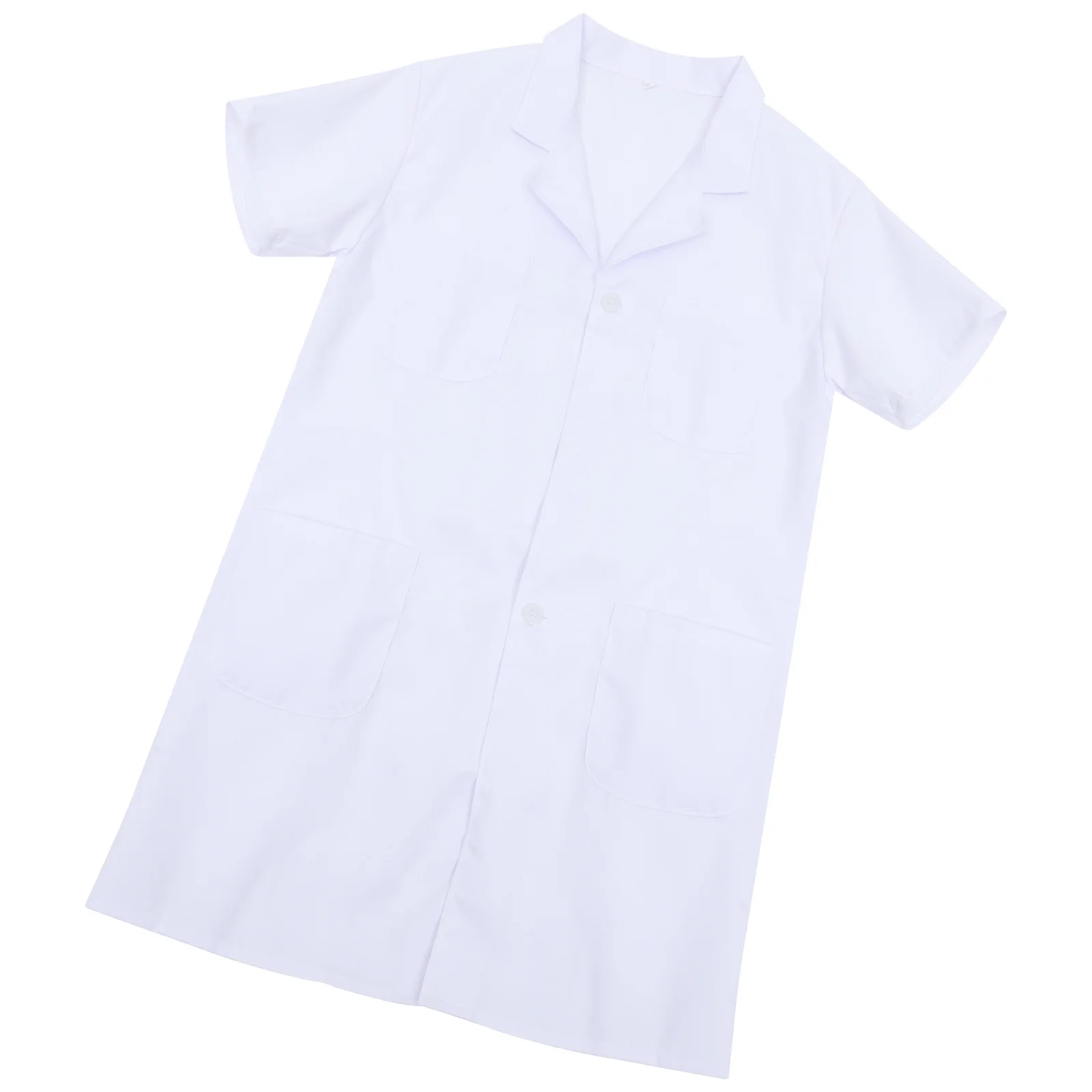 

Apparel Nurse Clothes for Women Experimental Short Sleeve Uniform Dress White Women's