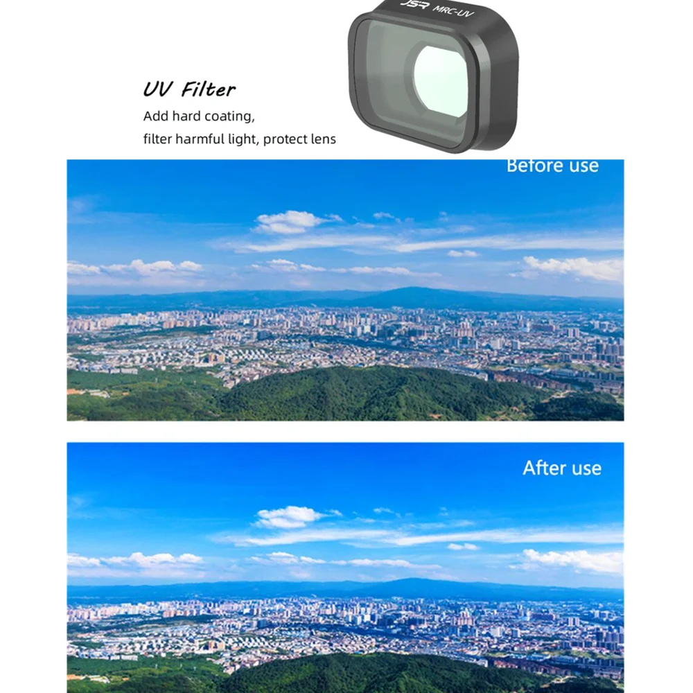 UV CPL Star Night เลนส์ป้องกันหมวกสำหรับ DJI Mini 3 Pro MINI3 PRO Drone Gimbal กล้อง