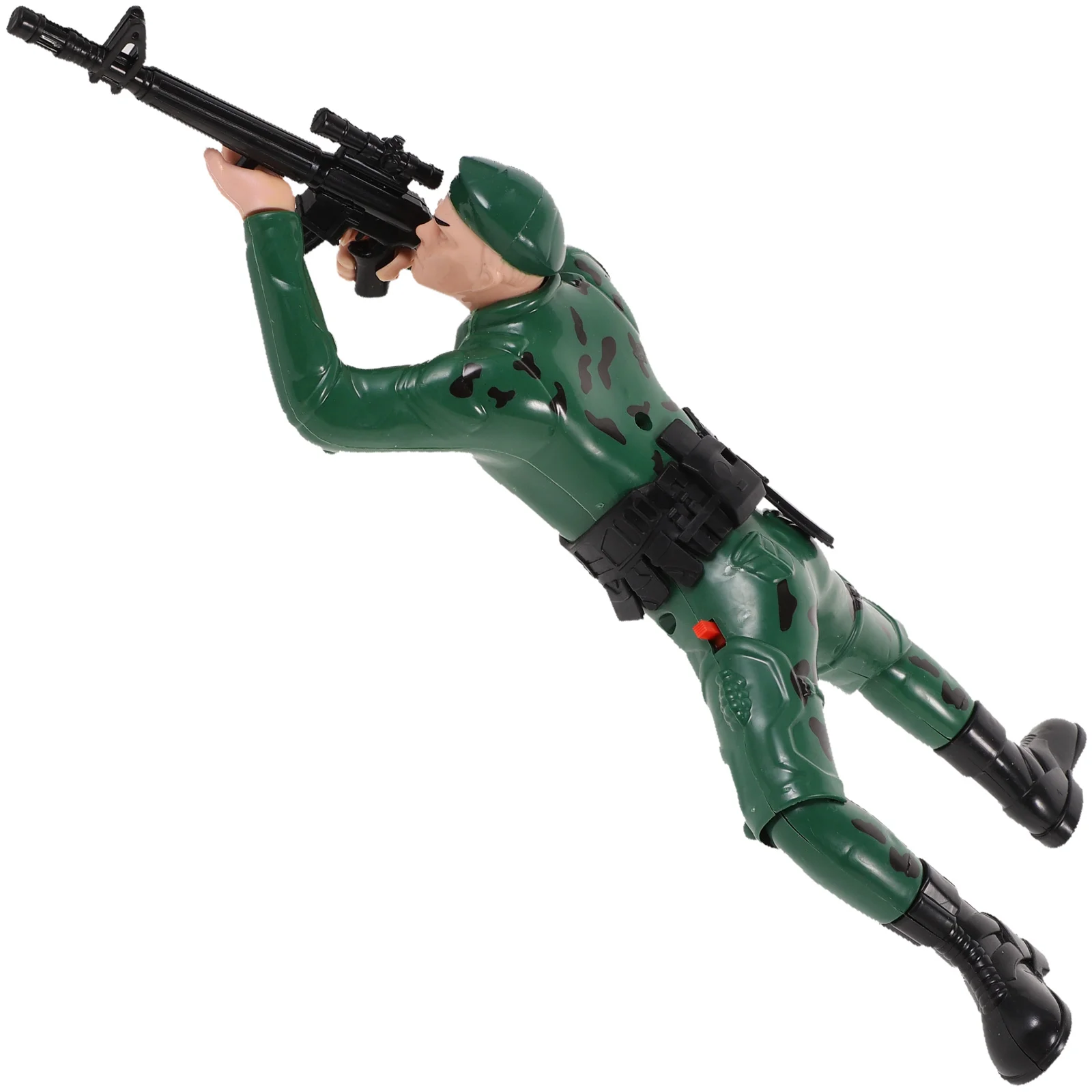 Reptile Figure Toy Child's Understanding Crawling Soldier Figurines Electric Pretend Play Plastic Action