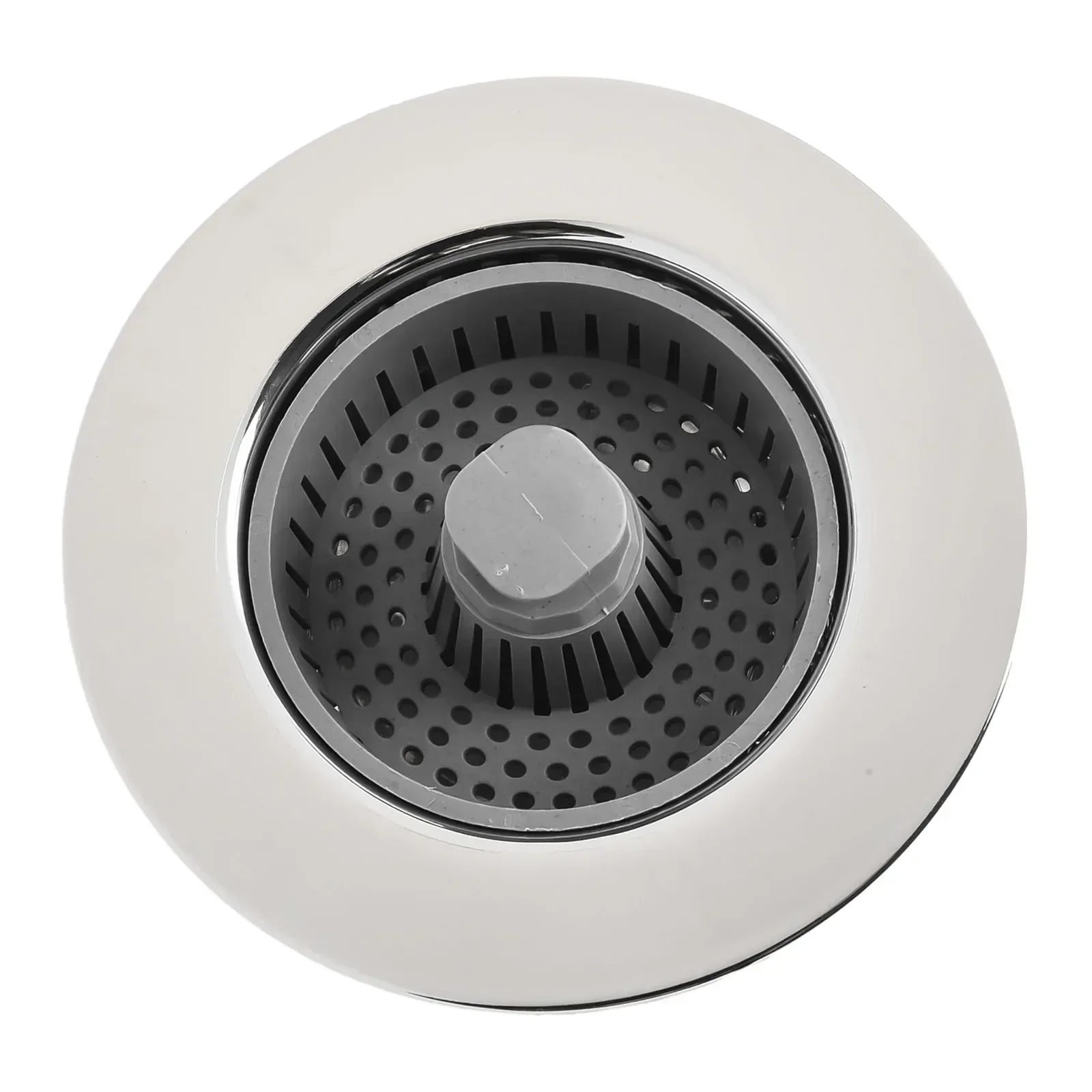 1pc Kitchen Sink Filter Basket ABS Drain Strainer Sink Strainer Drain Basket Stopping Blockage Bouncing Core Leak-proof Plug