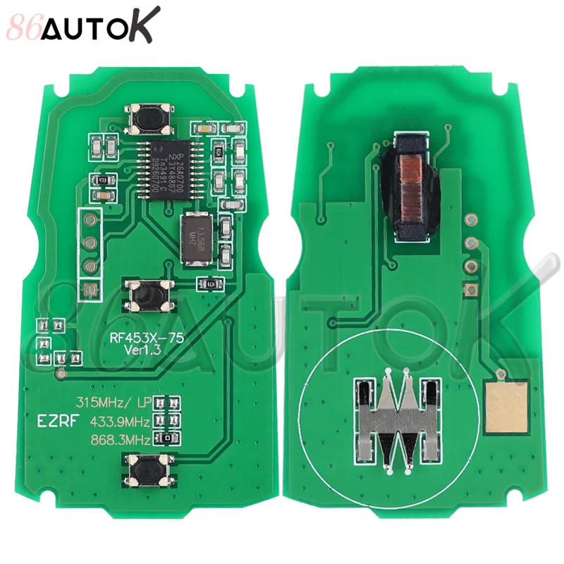 Car Remote Control Key for BMW CAS 3 System 1/3/5/7 Series X5 X6 E60 E61 E70 E71 E87 E90 Z4 46 Chip 315LP 315MHz 433Mhz 868MHz