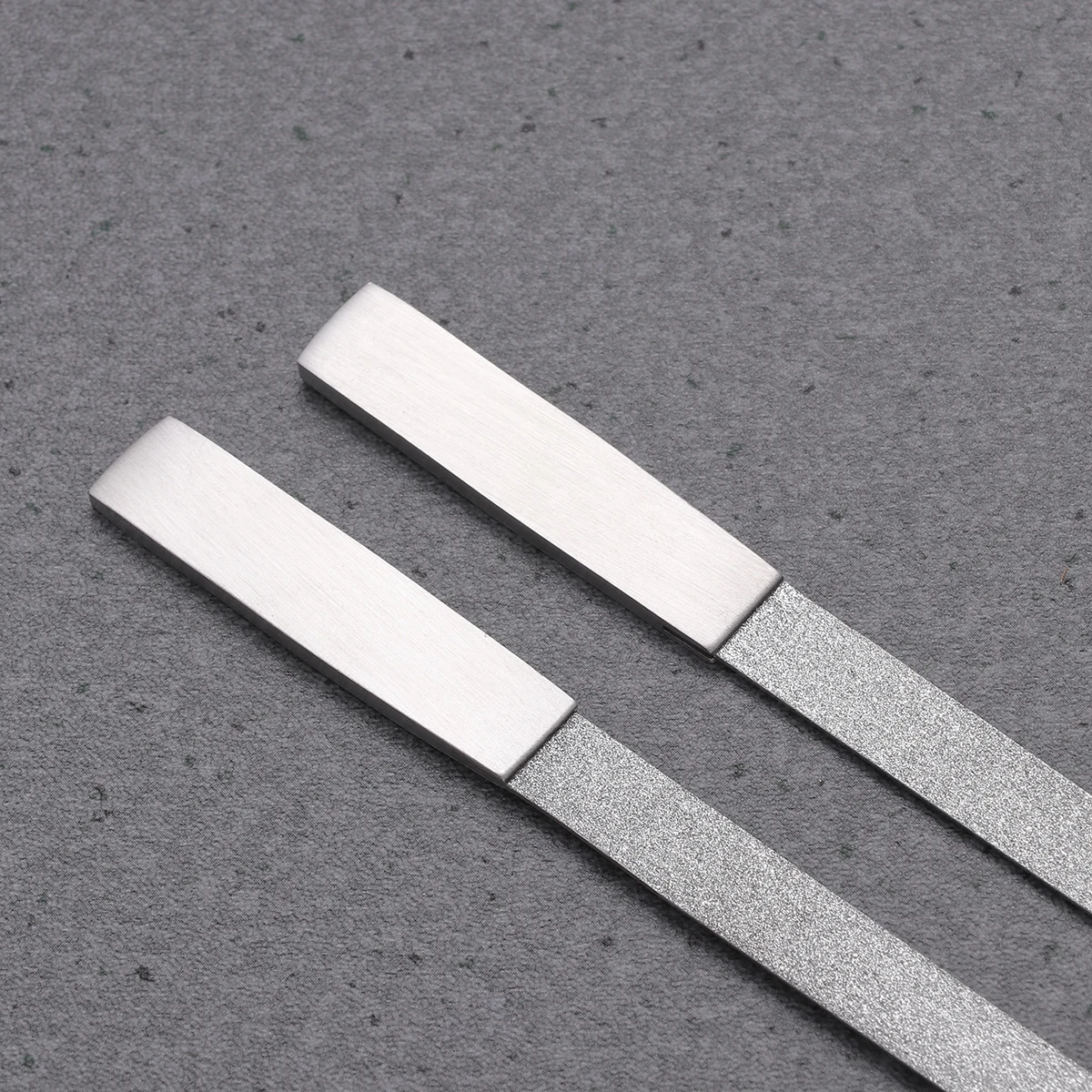 

6 шт., 7 дюймов, шлифовальные пилочки для ногтей из нержавеющей стали, профессиональный маникюрный инструмент для домашнего и салонного использования, шлифовка ногтей