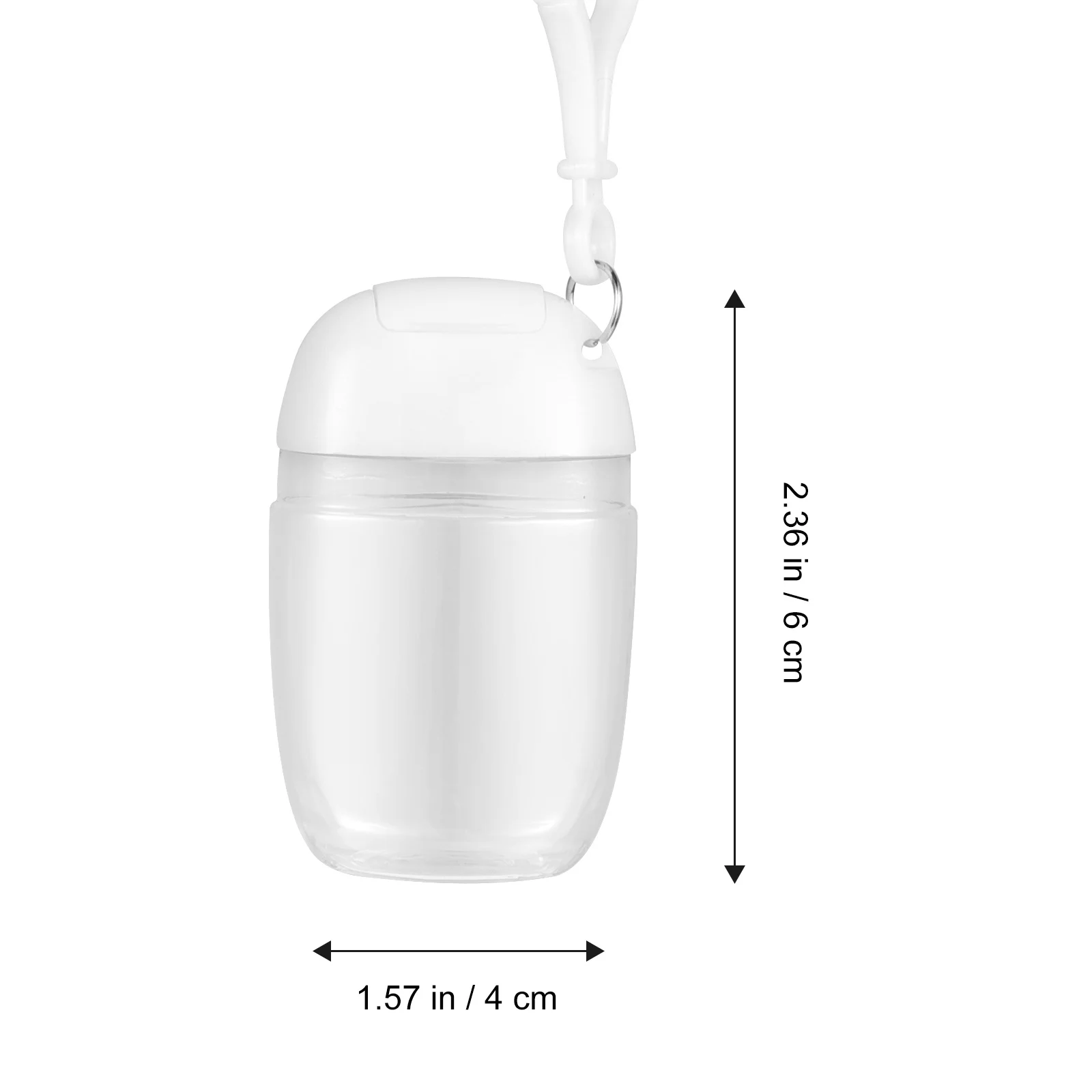 10 個の旅行用液体ボトルポータブル 30 ミリリットル詰め替え可能な漏れ防止プラスチック製保存ボトル、屋外旅行用フック付き