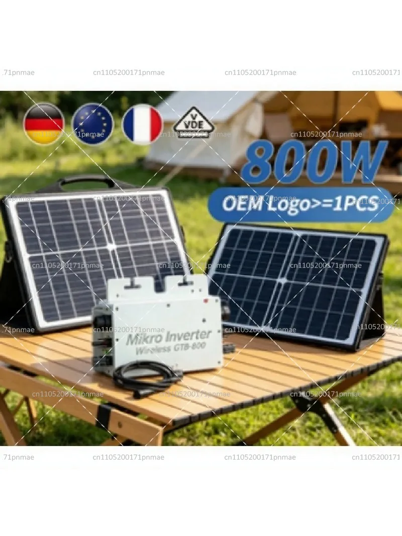 Balcony Solar Micro Inverter 800W Grid Tie for Home Energy System