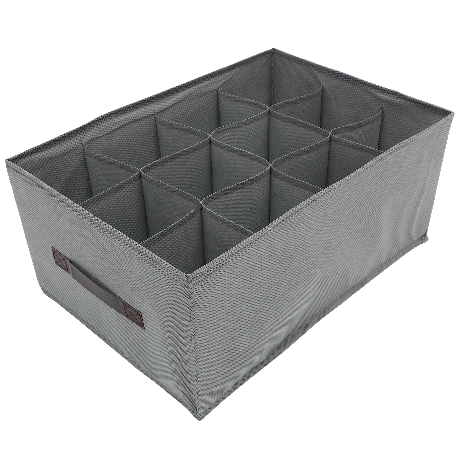 

Closet Organizer Clothes Storage Bin Grid Box Jeans Pants Underwear Socks Bra Holder Multifunctional Non-Woven PP Board Foldable