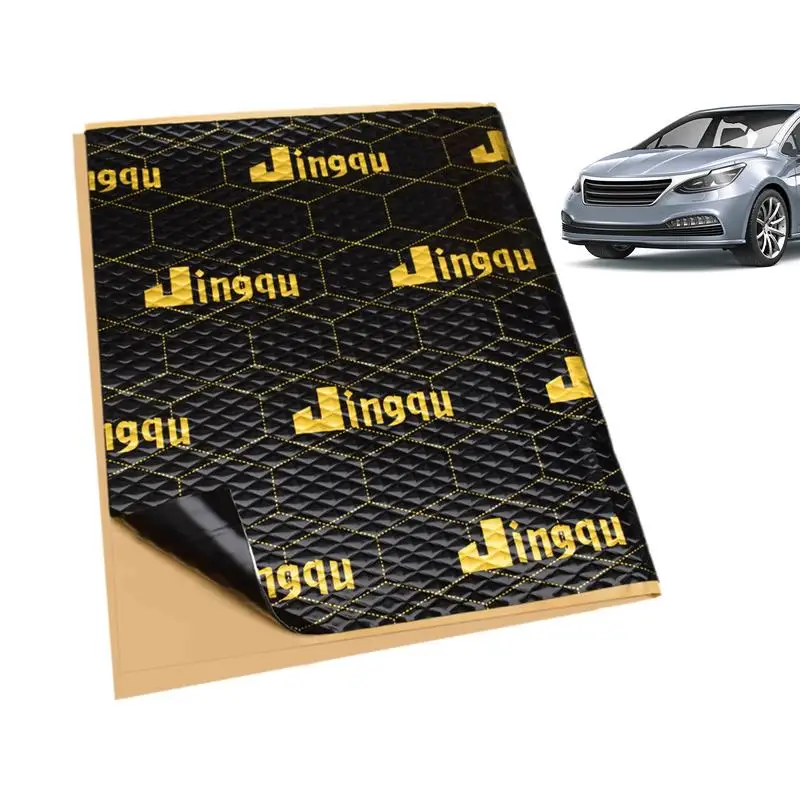 New Car Sound Deadener Heat Insulation Mat for Auto Van Sound Proofing Deadening Insulation Mat Car Hood Noise Insulator 2024