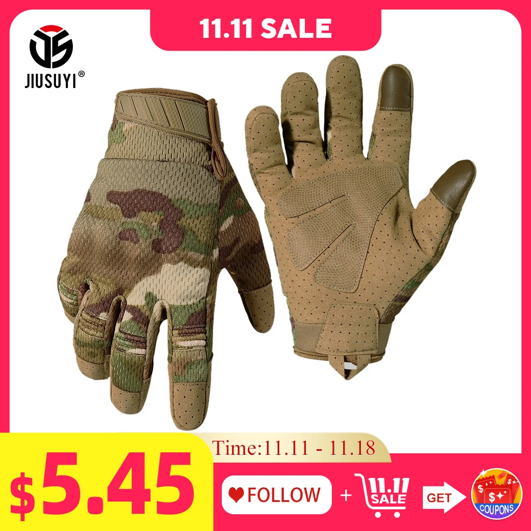 Tactical Gloves Touch Screen Outdoor Sports Cycling Hiking Camping Hunting Shooting Combat Airsoft Work Non-slip Protective Gear