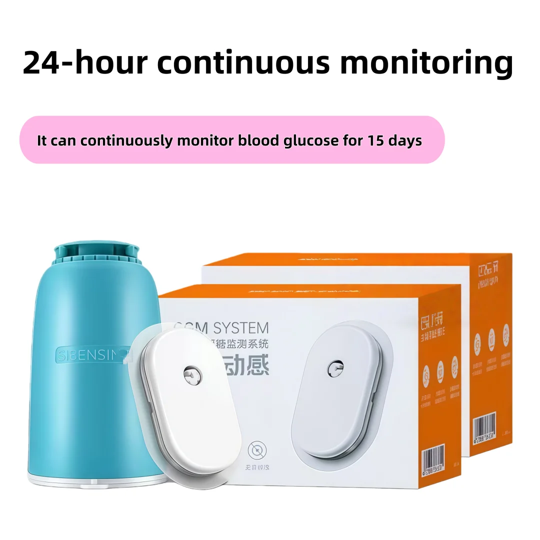 El sensor dinámico de monitoreo de glucosa en sangre Freestyle Libre CGM puede controlar continuamente la glucosa en sangre durante 24 horas