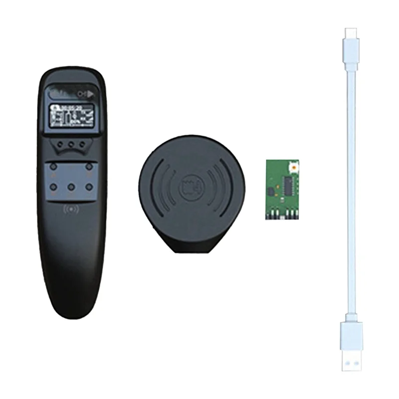 

W6 2.4G Waterproof Remote Control Electric Skateboard Surfboard 3-Channel Screen Remote Control Wireless Charging-A02G