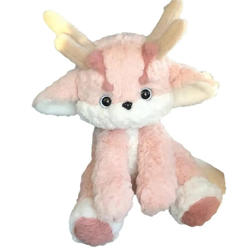 Jouet en peluche Dragon rose, mignon, année du zodiaque porte-bonheur, compagnon de sommeil, cadeau d'anniversaire pour filles et femmes, oreiller doux à câliner