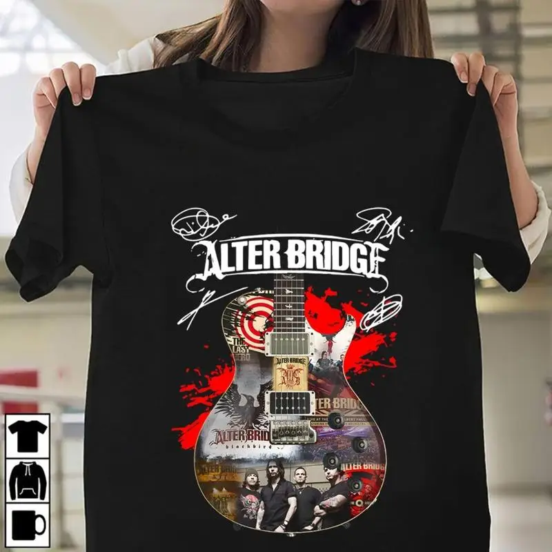 Alter Bridge Size S 5XL Cotton black Men's short sleeve KN329 T shirt