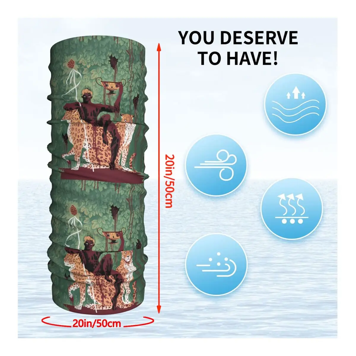 Savages Scarf Neckerchief Neck Face Mask Polyester